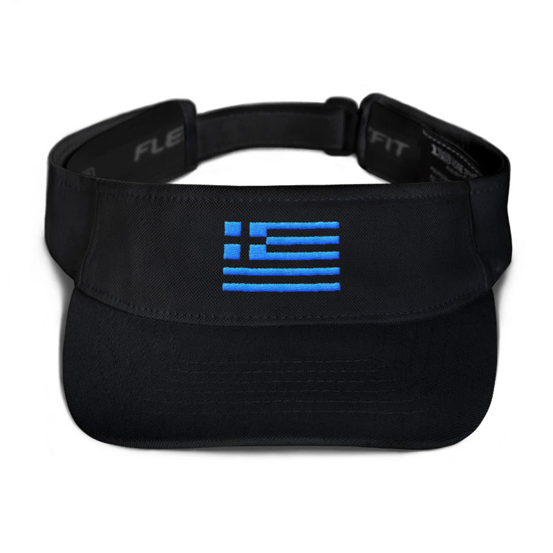 Monochrome Greek Flag (Visor)