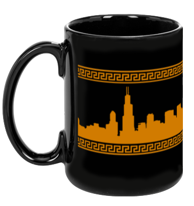 Classical Skyline - Chicago (15oz. Coffee Mug)
