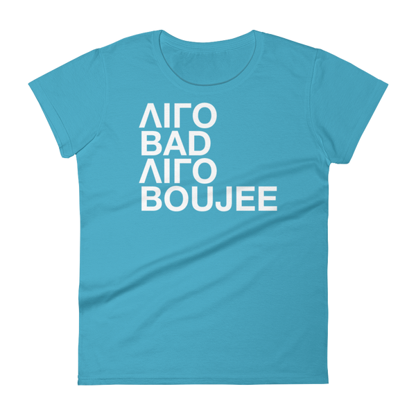 Ligo Bad Ligo Boujee (Women's short sleeve t-shirt)