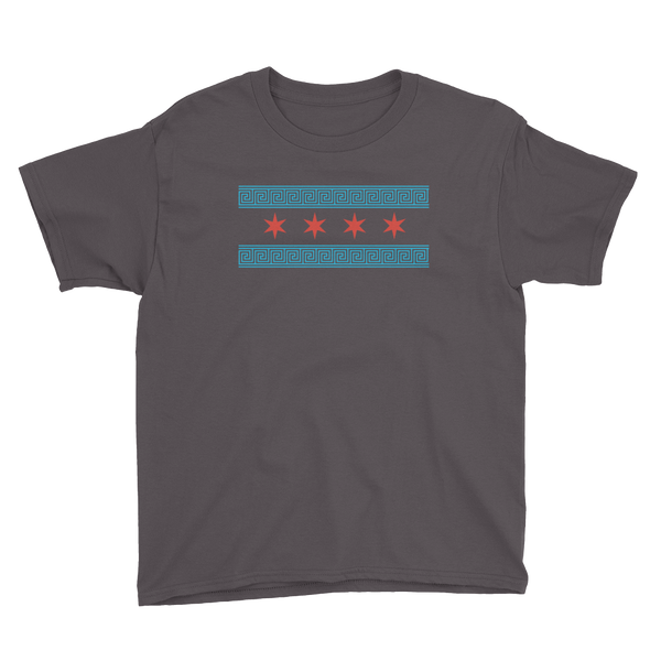 Greek-Chicago Flag (Kids - Boys T-Shirt)