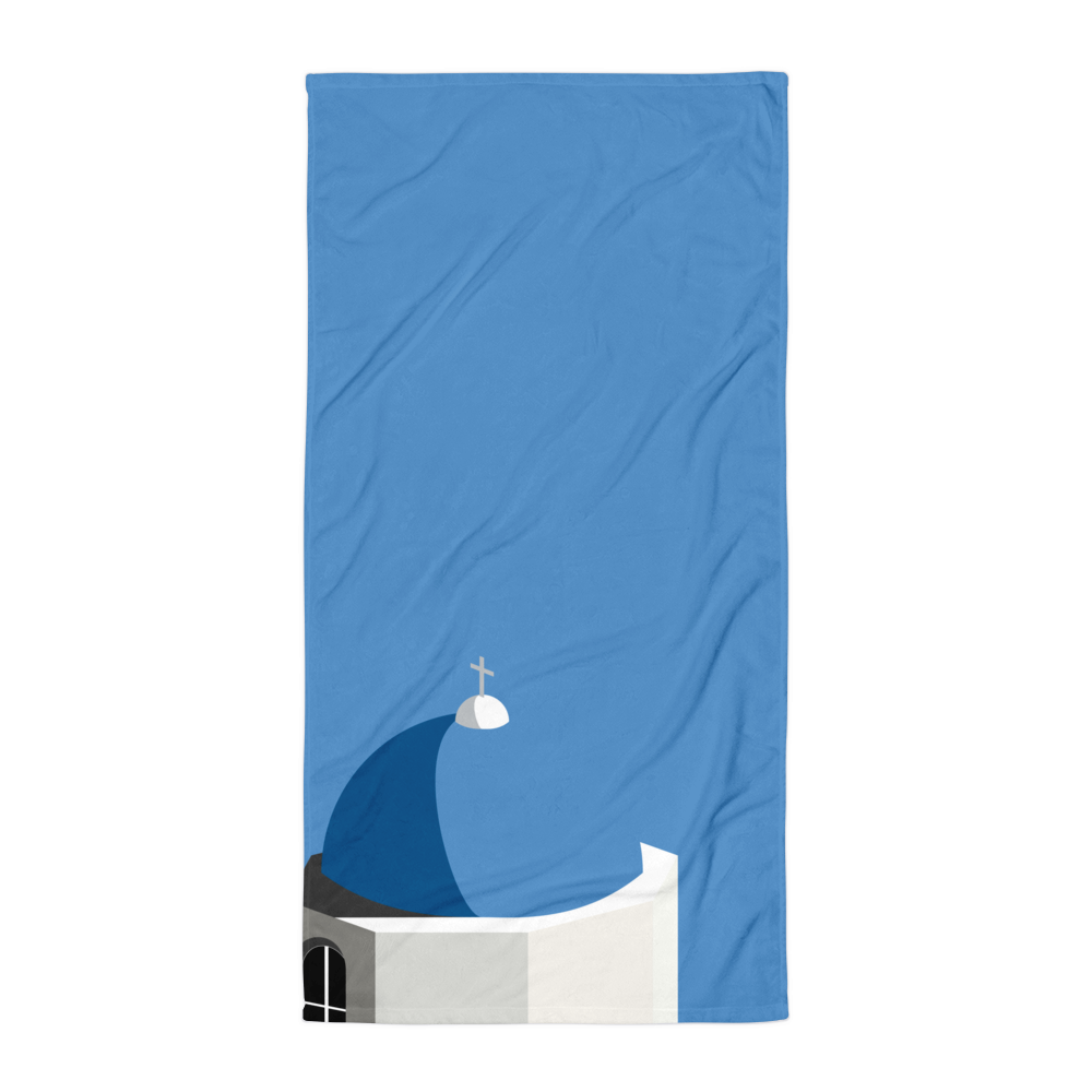 Santorini (Beach Towel)