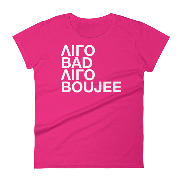 Ligo Bad Ligo Boujee (Women's short sleeve t-shirt)