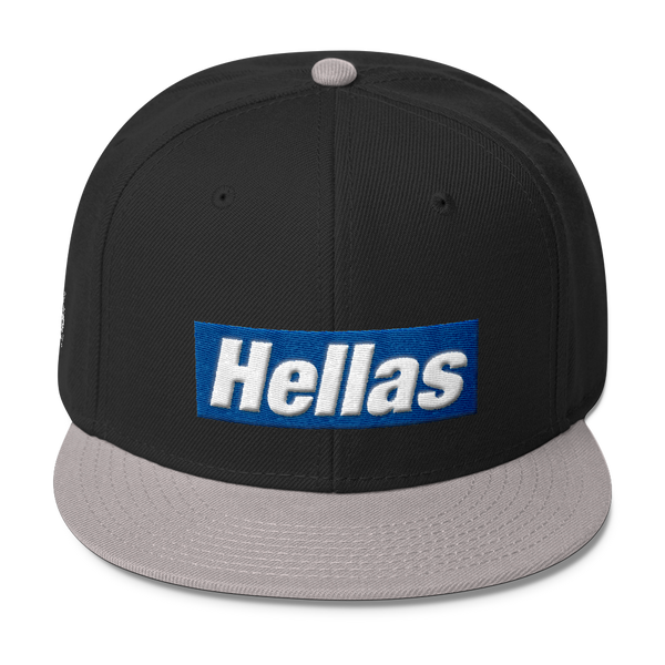 Hellas - Blue (Wool Blend Snapback)