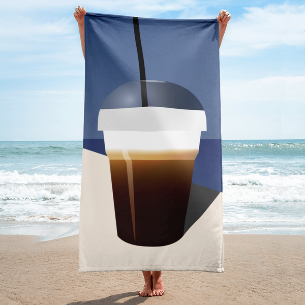 Freddo Cappuccino (Beach Towel)