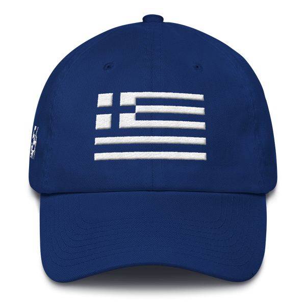 Monochrome Greek Flag (Cap)